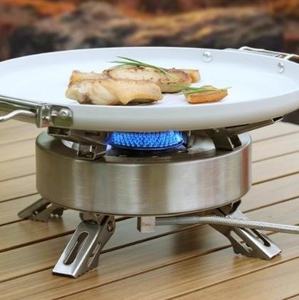 Réchaud à gaz <span class=keywords><strong>propane</strong></span> de type split pour l'extérieur, réchaud de camping portable robuste, réchaud de cuisson pour pique-nique et camping - Product Image 5
