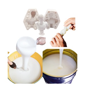 100:2-3 Odorless Non-Toxic Flexible And Durable Artificial <strong>Plaster</strong> Ceiling Molds Making Fast-Curing Liquid Silicone - Product Image 1
