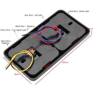 2 Piezas de Luces Traseras LED de 12V y 72 LED para Automóviles y Camiones, Luces de Freno Traseras, Luces Intermitentes, Indicadores para Remolques, Autobuses, Camiones y Caravanas - Product Image 5