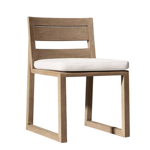 <span class=keywords><strong>Table</strong></span> <span class=keywords><strong>et</strong></span> <span class=keywords><strong>chaises</strong></span> d'extérieur en teck massif, durables, imperméables, anti-corrosion, design moderne, pour salon, cour, jardin, hôtel, villa - Product Image 5