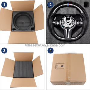 พวงมาลัยคาร์บอนไฟเบอร์แบบกำหนดเองสำหรับ BMW F30 <span class=keywords><strong>F10</strong></span> F15 F36 F01 F20 F22 F25 F31 F32 M3 M4 M5 M6 G20 G30 ไม่มีถุงลมนิรภัย - Product Image 6