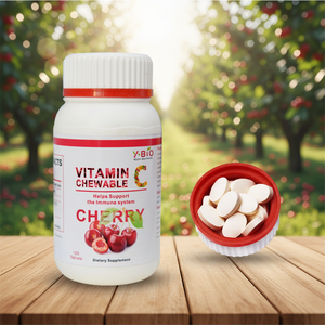 טבליות ויטמינים ומינרלים ללעיסה למבוגרים 1000 מ\\\"ג, בטעם פירות טבעי, לחיזוק מערכת החיסון, להבהרת העור ותמיכה במערכת העיכול - Product Image 6