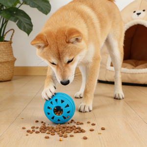 环保设计师设计的自动室内狗猫咀嚼玩具轮胎形状喂食球互动硅胶宠物玩具 - Product Image 4