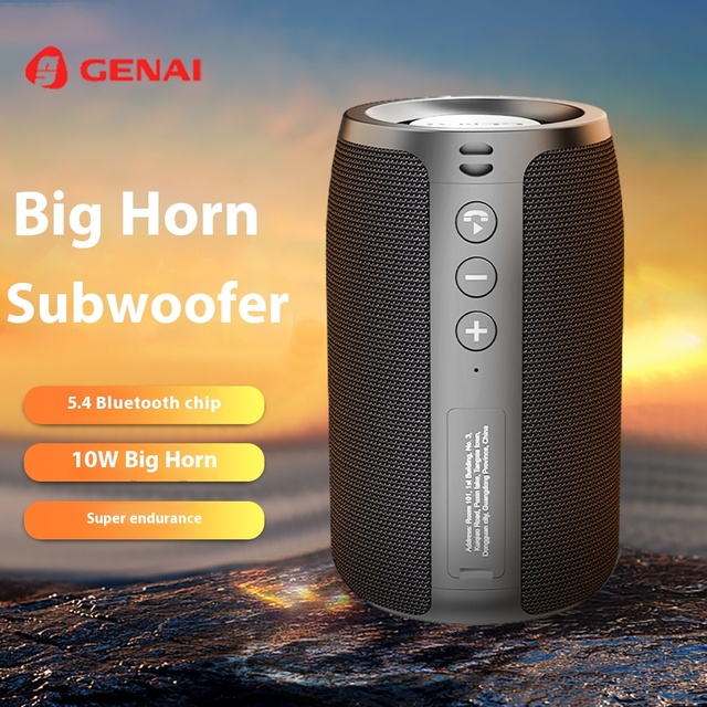 Custom Mini Portable for V5.4 Speaker with Subwoofer LED USB Power Best Sound Quality for Outdoor Parties & App Control