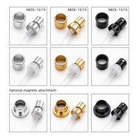 Vaporisateur de parfum de voyage long et fin de 15 ml - Atomiseur en verre ultra-portable pour huile essentielle