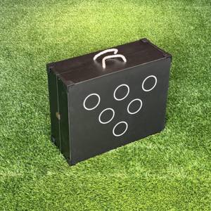 <span class=keywords><strong>Jeu</strong></span> <span class=keywords><strong>de</strong></span> <span class=keywords><strong>quilles</strong></span> portable Strike & Score | Kit <span class=keywords><strong>de</strong></span> <span class=keywords><strong>jeu</strong></span> pliable 2 en 1 avec football en PVC et pompe - Product Image 5