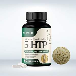 Vente en gros OEM Marque privée 5HTP Capsules Supplément d'extrait de graines de Griffonia Capsules 5-HTP/Suppléments 5-htp - Product Image 1