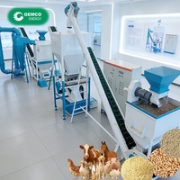 Futterpellet-Produktionslinie mit Ringmatrize für Kaninchenfutter, Arbeitssparend, Niedriger Energieverbrauch, Kontinuierlicher Betrieb