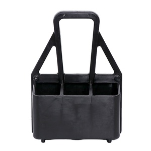 Porte-bouteilles de bière pliable <span class=keywords><strong>en</strong></span> plastique personnalisé avec logo promotionnel, lot de 6, pour France Ocean 5 Highwood New Holland - Product Image 1
