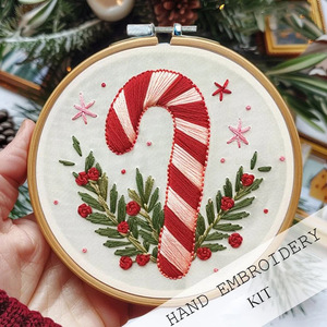New Christmas <b>Embroidery</b> Punch Needle <b>Kit</b> Custom Cross Stitch <b>Embroidery</b> Sets <b>for</b> <b>Beginners</b> DIY Craft <b>Kit</b> Christmas Decoration - Product Image 3
