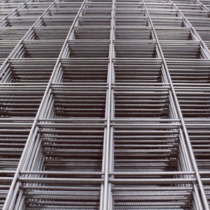 İnşaat Beton Kare Kafesleri Koruyucu/Dekoratif Donatı Tel Örgüsü 3x3 Siyah Kaynaklı Tel Örgü Panel Satışı - Product Image 2