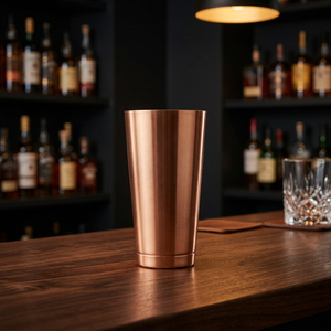 Coctelera Boston de Acero Inoxidable Ecológica con Certificación SGS y Acabado en Cobre para Herramientas de Bar - Product Image 2