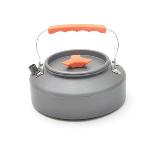 Outdoor <b>Portable</b> Aluminum Alloy Kettle 1.6L Anodized Finish Camping Water Boiler Mini Teapot <b>Coffee</b> <b>Maker</b> - Product Image 4