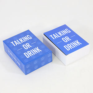 Venta directa <span class=keywords><strong>de</strong></span> fábrica, naipes personalizados OEM para <span class=keywords><strong>beber</strong></span>, juegos <span class=keywords><strong>de</strong></span> cartas impresas con caja dura - Product Image 1