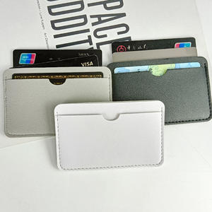 Dompet Rfid memblokir pemegang kartu ID pemegang kartu kulit sangat ramping pemegang kartu minimalis tempat kartu merah muda dengan <span class=keywords><strong>3</strong></span> Slot - Product Image 3