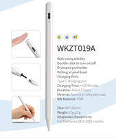DIHAO Vente directe Prix compétitif Stylet universel rechargeable pour tablette Stylet numérique actif en POM pour ISO Android