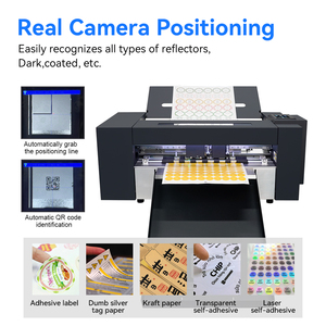 A3 + kỹ thuật số đa chức năng đôi lưỡi tự động cho ăn Sticker giấy Cutter <span class=keywords><strong>plotter</strong></span> cho nhãn in ấn Cửa hàng bao bì công ty - Product Image 2