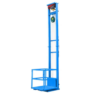 Plateforme élévatrice électrique compacte OEM anti-étranglement pour marchandises, hauteur de levage 3m, charge 500kg, télécommande électrique