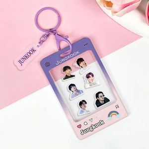 <b>Customized</b> Strars Character Keyring Acrylic High Quality <b>Keychain</b> with Pendant Favorite Star Idol Keyholders - Product Image 2