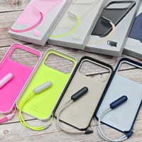 Étui magnétique Original Beat pour iPhone 17 Pro Max compatible MagSafe 17 Pro avec support de lanière et bouton AI magnétique