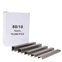 Agrafes de type U en fer 16Ga 1/4" 1/2" pour meubles industriels et canapés, séries 8010 1006J 1008J 1010J 1013J N 1450 Grapa