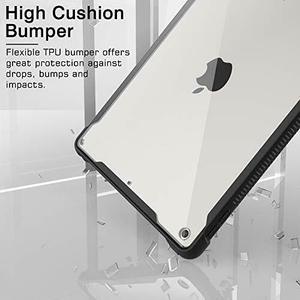 Étui pour <span class=keywords><strong>iPad</strong></span> <span class=keywords><strong>10</strong></span>.<span class=keywords><strong>2</strong></span> 7ème génération <span class=keywords><strong>2019</strong></span>, dos transparent, pare-chocs absorbant les chocs, étui de protection pour tablette - Product Image 4