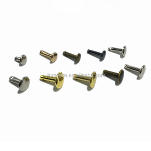 1000 pièces de rivets à double capuchon de luxe, prix abordable, <span class=keywords><strong>attaches</strong></span> pour vêtements et cuir - Product Image 4
