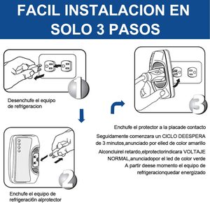 <span class=keywords><strong>Protector</strong></span> <span class=keywords><strong>de</strong></span> Voltaje para TV Estándar Americano <span class=keywords><strong>de</strong></span> 120V, Enchufe <span class=keywords><strong>Protector</strong></span> <span class=keywords><strong>de</strong></span> Sobretensión, Estabilizador <span class=keywords><strong>de</strong></span> Voltaje para el Hogar, <span class=keywords><strong>Protector</strong></span> <span class=keywords><strong>de</strong></span> Voltaje para Refrigerador - Product Image 5
