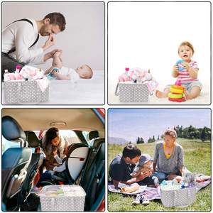 Cambiador de bebé y organizador de coche, con múltiples bolsillos, plegable, resistente, bolso para pañales de bebé, <span class=keywords><strong>nuevo</strong></span> de <span class=keywords><strong>2022</strong></span> - Product Image 5