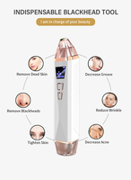 Appareil de beauté pour le visage, massage chaud et froid, aspiration des points noirs, traitement de l'acné, nettoyage en profondeur des pores, rajeunissement de la peau
