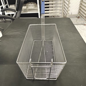 Tùy chỉnh bán chạy nhất cấp thực phẩm <span class=keywords><strong>304</strong></span> thép không gỉ chiên giỏ cho nhà bếp - Product Image 5