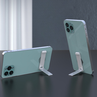Soporte Plegable Adhesivo para Teléfono, de Aleación de Zinc, Ángulo Ajustable, Portátil para Escritorio, Oficina y Viajes, Directo de Fábrica