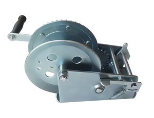 Treuil manuel robuste de haute qualité 3200 LBS avec câble en acier et <span class=keywords><strong>sangle</strong></span> en <span class=keywords><strong>sangle</strong></span> pour l'ancrage de bateaux et de remorques - Product Image 2