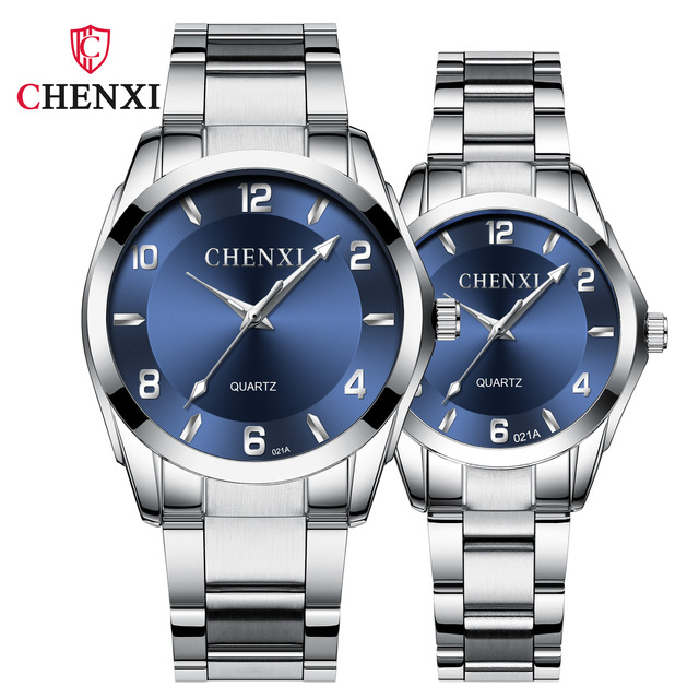 CHENXI Brand Fashion Couple Watches Cross-border Guangzhou Manufacturers Wholesale Steel Belt Men and Women Quartz WATCH