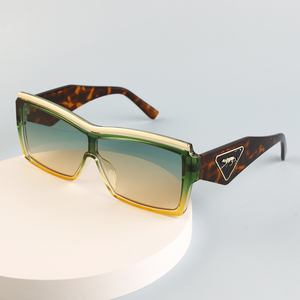 时尚潮流男士 UV400 金属框新款女士太阳镜个性化方形防紫外线太阳镜 <span class=keywords><strong>M</strong></span> 6124 - Product Image 4