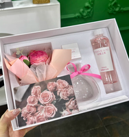 Diffuseur de parfum LANJO de luxe pour la fête des mères, en verre sans plomb, avec fleurs et huiles essentielles, durée de vie de 3 mois, fabriqué en Chine