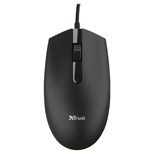 Trust BASI Wired <b>Mouse</b> Black 1.6M Cable Plug Play Left Right Handed <b>USB</b> Type A - Product Image 1