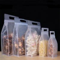 Hitteverzegelbare, herbruikbare, voedselveilige, gelamineerde, transparante staande pouch voor rijstmeel, diervoeder, gedroogd fruit & brood