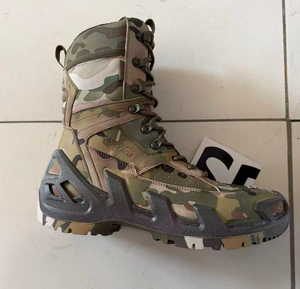 Chaussures de course, d'entraînement, de chasse et d'escalade antidérapantes TSB07 personnalisées, couleur coyote, robustes, pour hommes. - Product Image 4