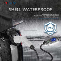 Chargeur EV portable 32A AC 7kW Type 2 pour véhicule électrique avec prise CEE, protection contre les fuites IP55, câble de 5m - Vente flash