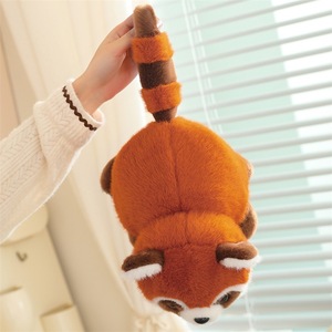 Gran oferta, juguete de peluche Reversible Kawaii personalizado, almohada de animales de peluche con tapa, <span class=keywords><strong>mapache</strong></span> <span class=keywords><strong>a</strong></span> Panda, MOQ bajo, regalo perfecto, relleno de algodón PP - Product Image 5