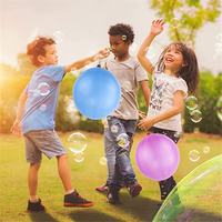 Ballons de frappe ronds de 18 pouces, épaissis, personnalisables, avec poignée en élastique coloré, pour fêtes, cadeaux d'anniversaire pour enfants, festivals, vente en gros