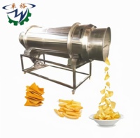 Machine de Revêtement Automatique Continue à Rouleaux pour Assaisonnement des Noix et du Maïs en Acier Inoxydable 304 pour un Traitement Efficace