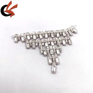 Abito di carnevale decorazione Bikini strass connettori colore verde di cristallo di strass fibbie - Product Image 6