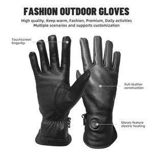कारखाने डायरेक्ट ओएम अनुकूलन योग्य वाटरप्रूफ स्प्लिट फिंगर गर्म चमड़े के दस्ताने सर्दियों स्नोबोर्डिंग प्रीमियम गर्म स्नोबोर्डिंग प्रीमियम - Product Image 2