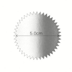 Etiquetas Adhesivas Redondas de 50mm, 250 Unidades, Ecológicas, para Uso en Oficina, Certificados, Sobres, Cajas de Almacenamiento, Regalos - Product Image 4