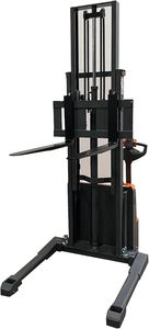 Nuevas llegadas: Carretilla elevadora eléctrica de batería pequeña de 1.5 toneladas (2000 kg) con horquilla larga para palets y apilador. - Product Image 4