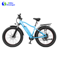 Vélo électrique à pneus larges 60V 2000W, 26 pouces, pour adultes, moteur à moyeu arrière, batterie au lithium, frein à disque