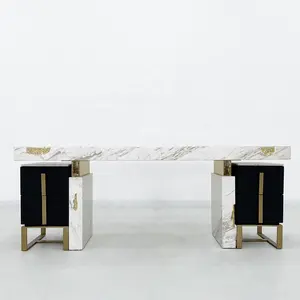 Produzione di mobili di lusso italiani tavolo per computer da ufficio casa moderna mobili da scrivania per ufficio di lusso