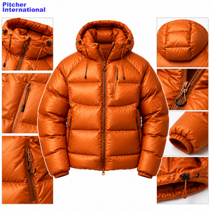 Custom mens winter <b>coat</b> factory for fashion startups developing private label <b>padded</b> outerwear collections - Product Image 6